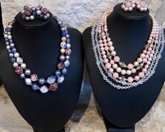 Vintage Necklace and Earring Sets