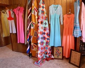 Vintage Clothes & Antique Quilts