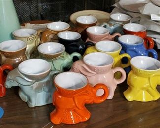 Huge collection of Frankoma political mugs