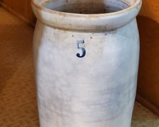 Antique 5 gallon crock