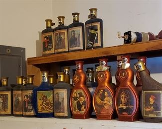 Huge collection on Jim Beam Decanters