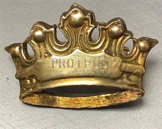 https://www.ebay.com/itm/114314457539	WL3031 USED VINTAGE KREWE OF PROTEUS KREWE FAVOR PIN NEW ORLEANS MARDI-GRAS	Auction	 Starts After 6PM 07/22/2020 
