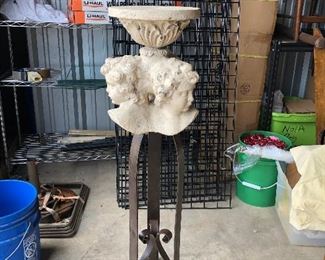 https://www.ebay.com/itm/124268100009	WL7051: Concrete  and Wrought Iron Angel Plant Stand Pedestal Local Pickup	Auction	 Starts After 6PM 07/22/2020 
