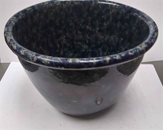 https://www.ebay.com/itm/124270027510 WL3050 USED BENNINGTON POTTERY COBALT BLUE AGATE LARGE MIXING BOWL #1877 9 INCH DIA. TOP, 6 1/2 INCHES HIGH WL3 BOX 4 Buy-It_Now  $20.00 