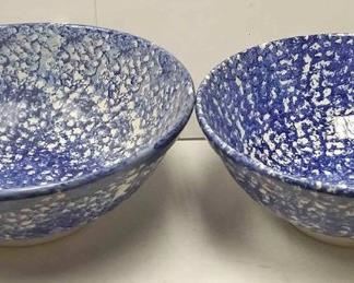 https://www.ebay.com/itm/124270014675 WL3061 USED VINTAGE SET OF TWO BLUE & WHITE CERAMIC MIXING BOWLS BY ROMA. MADE IN ITALY 12 INCH & 10 3/4 INCH DIAMETER WY3 BOX 5. Buy-It_Now  $20.00 