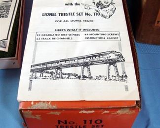 lionel 110 trestle set