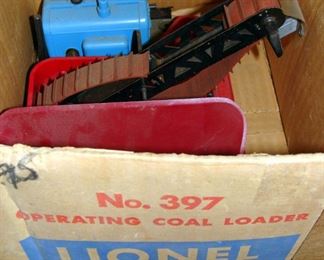 Vintage Lionel, HO scale, model trains, original box, Operating Coal Loader, 397