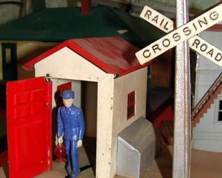 Vintage Lionel, 1940's, HO scale, Automatic Gateman, model trains, accessories