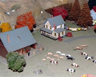 N scale, model trains, vintage layout