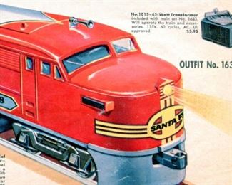 Vintage Lionel, catalog, model trains, railroading