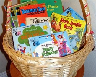 Vintage, Children, 45's, books, Disneyland, Disney, Comic books