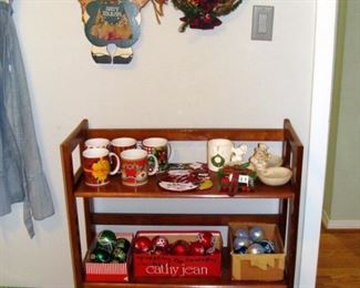 Christmas, holiday, decor, ornaments, wreath