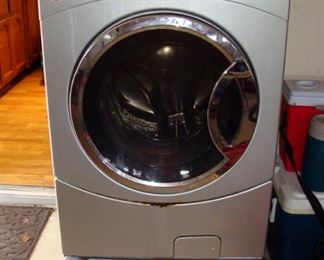 GE, Washer, washing machine, Stainless steel, front-load