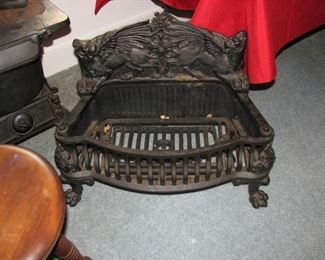 Very nice victorian fire place grate.