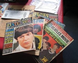 Several old Beatles Magizines