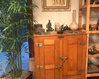 Boutell Bros. Antique oak three door icebox in amazing condition!
$500 firm