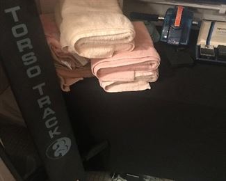 Torso track, towels