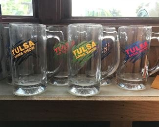 Tulsa arms glass mugs