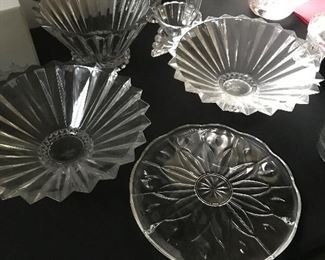 Rosenthal blossom bowls, Vileroy & Boch Crystal bowl