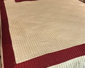 Bedspread and pillows