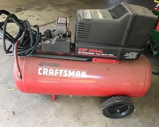 Craftsman 4 horsepower 25 gallon air compressor
$200 firm