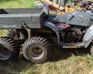 Polaris 6 wheeler runs good, will pre sell. $1995 call 651-408-4721 to purchase