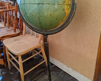 Vintage world globe