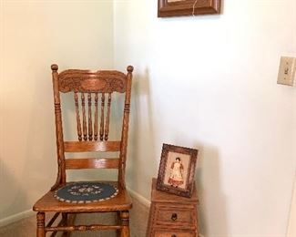 Wood Rocker $89.00
Sm 3 Drawer Cabinet SOLD