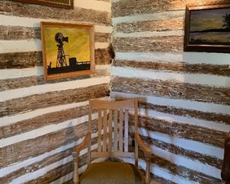 Light wood tone rocker $115.00