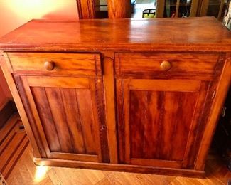 Detail pine sideboard  without top