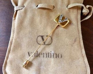 $15 Valentino stick pin in original pouch