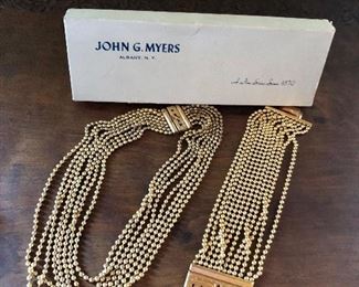 $40 Vintage John Myers necklace and bracelet set 