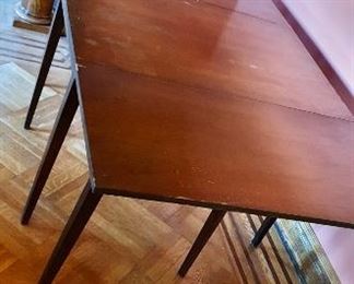 Drop leaf table open  AS IS 70" Long by 42" W by 30" H 