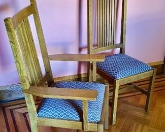 Detail Stickley chairs 