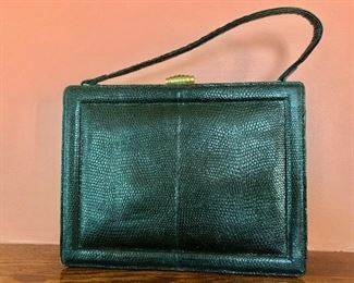 $20 Vintage leather purse.  10" W, 2.5" D, 8.5" H.  