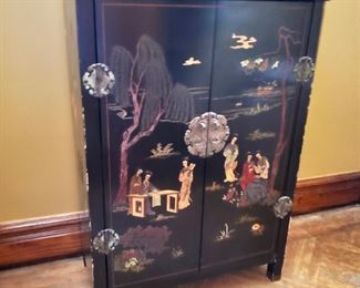 $175 Chinese chest AS IS  L 25" by W 12.5" by H 36" 