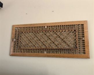 Old floor grate from 1903 home 