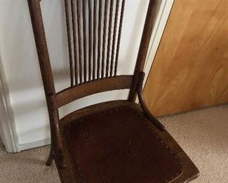 Antique chairs we have two 