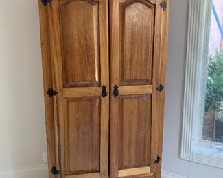 $295 / Armoire cabinet from Mexico. Measurements: 76" tall x 36" wide x 22" deep