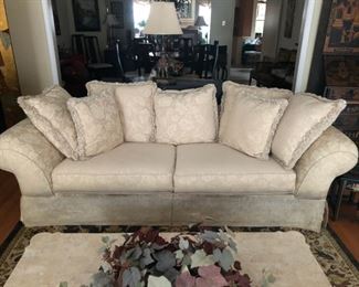 cream white sofa excellent condition $280