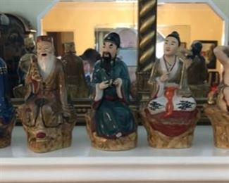 lot of 7 figures chinese vintage different characters from stories all for one money $200.00