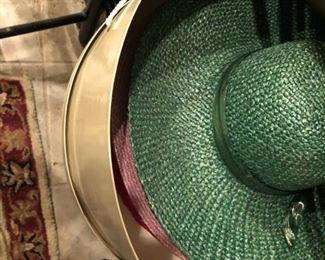 beautiful straw hats....italian....$8.00 each