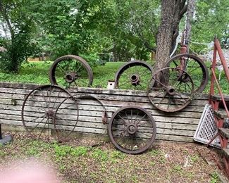 wagon wheels $35.00 ea