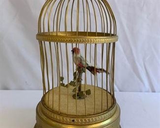 001 Antique Singing Bird Automaton Music Box