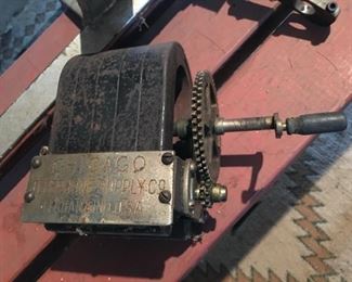 vintage phone crank