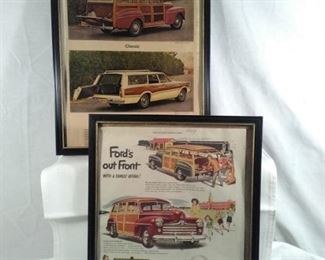 FORD Advertising Framed