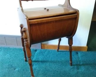 Vintage Solid Wood Sewing Stand