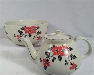 Hall Superior Kitchenware and Red Poppy