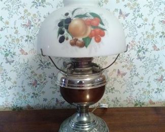 antique oil lamp conversion