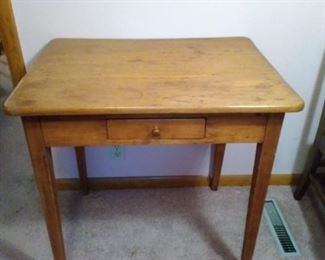 solid wood antique desk